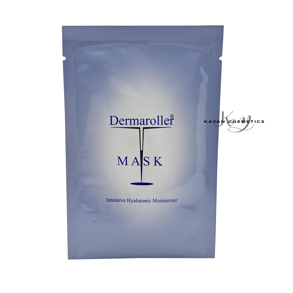 原廠正貨 包順豐!德國 Dermaroller玻尿酸面膜10片敏感修護補水 IntensiveHyaluronic Moisturizer MASK。高濃度玻尿酸原液保濕修護蠶絲面膜十片裝 面部緊緻