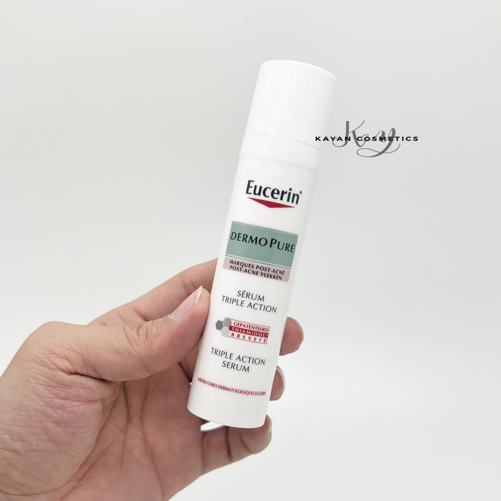 包順豐 Eucerin三效精華 去暗瘡痘印舒緩去暗瘡淡暗瘡印 40ml DERMOPURIFYER TRIPLE ACTION SERUM 去痘痘暗瘡