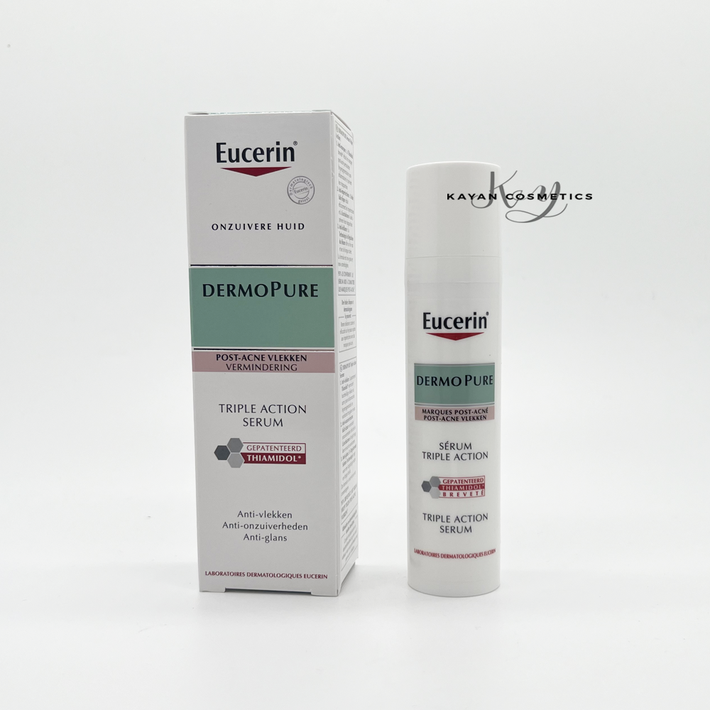 包順豐 Eucerin三效精華 去暗瘡痘印舒緩去暗瘡淡暗瘡印 40ml DERMOPURIFYER TRIPLE ACTION SERUM 去痘痘暗瘡