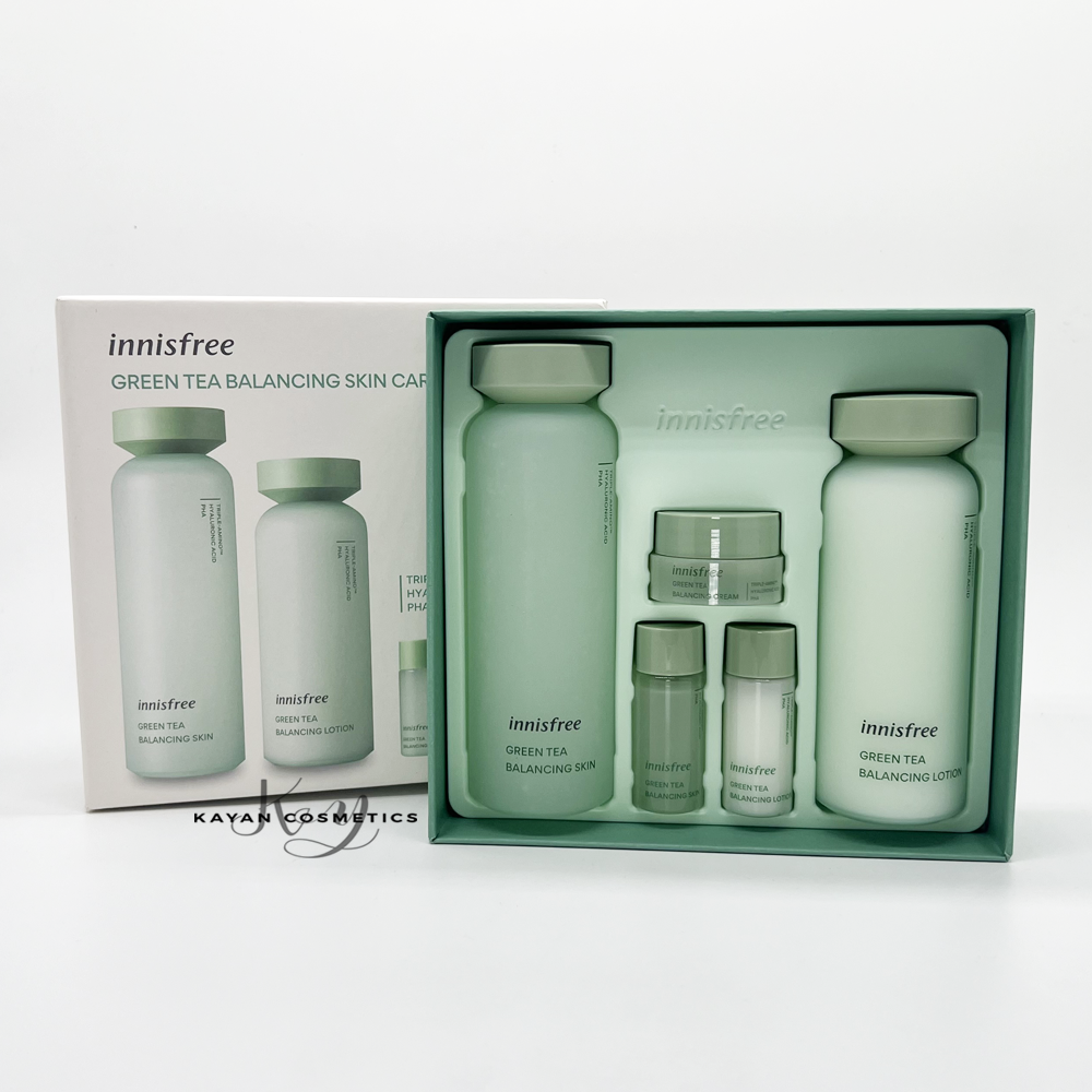 包順豐 韓國 innisfree 悅詩風吟綠茶水乳套裝護膚品套盒學生男女
補水保濕 GREEN TEA BALANCING SKIN GREEN TEA BALANCING LOTION