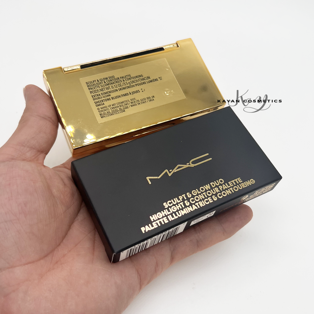 包順豐 MAC 魅可 小金盒小金盒聚光塑影立體修容盤7g聚光塑影立體修容盤 高光修容阴影盘生姜+omega
SCULPT E GLOW DUO HIGHLIGHT E CONTOUR PALETTE PALETTE ILLUMINATRICE E CONTOURING