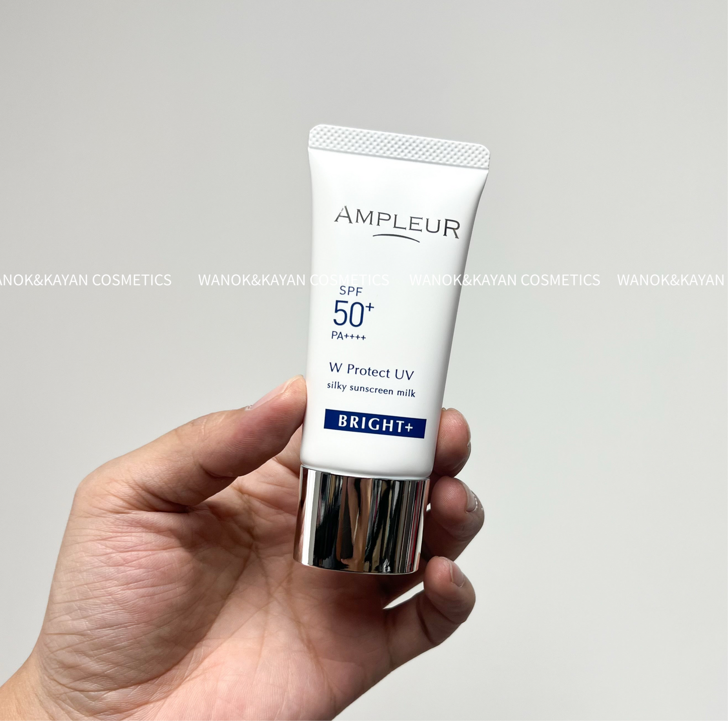 包順豐 日本 ampleur 水潤亮白清透防曬乳30g BRIGHT+ W Protect UV silky sunscreen milk SPF
50+ PA++++  AMPLEUR防曬  11111