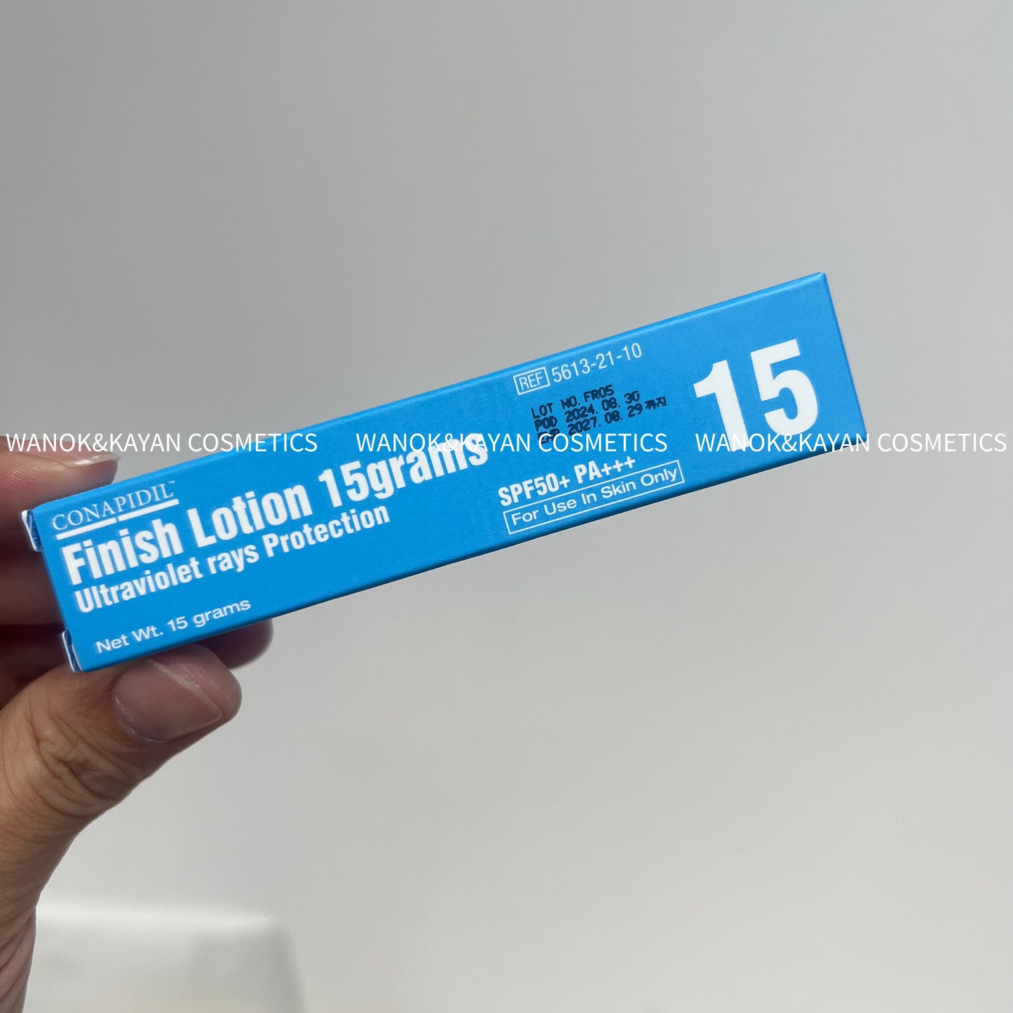 包順豐 韓國院線 CONAPIDIL 神經氨酸防曬乳15g  Finish Lotion 15grams SPF50+ PA+++