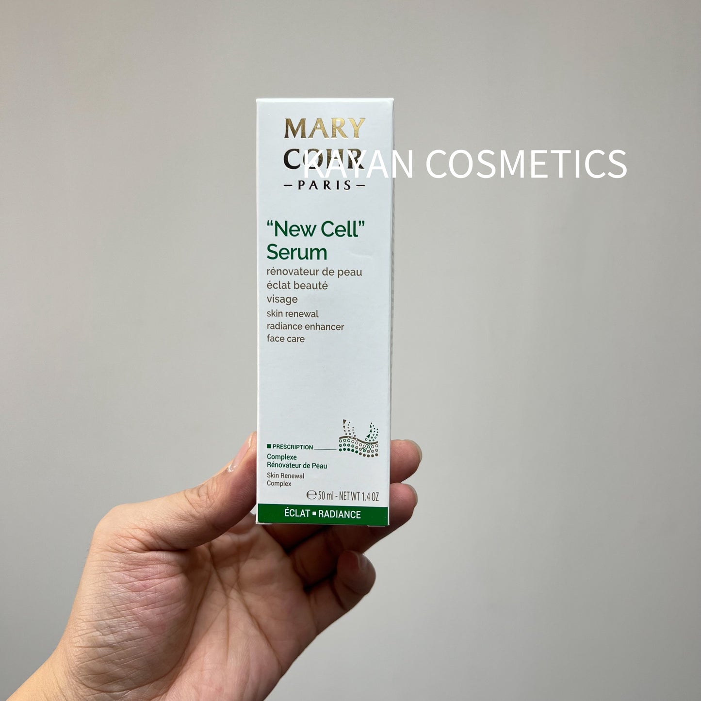 新版包裝 包順豐 法國 MARY COHR / 瑪莉格 密集煥新精華新細胞精華 50ml  New Cell Serum