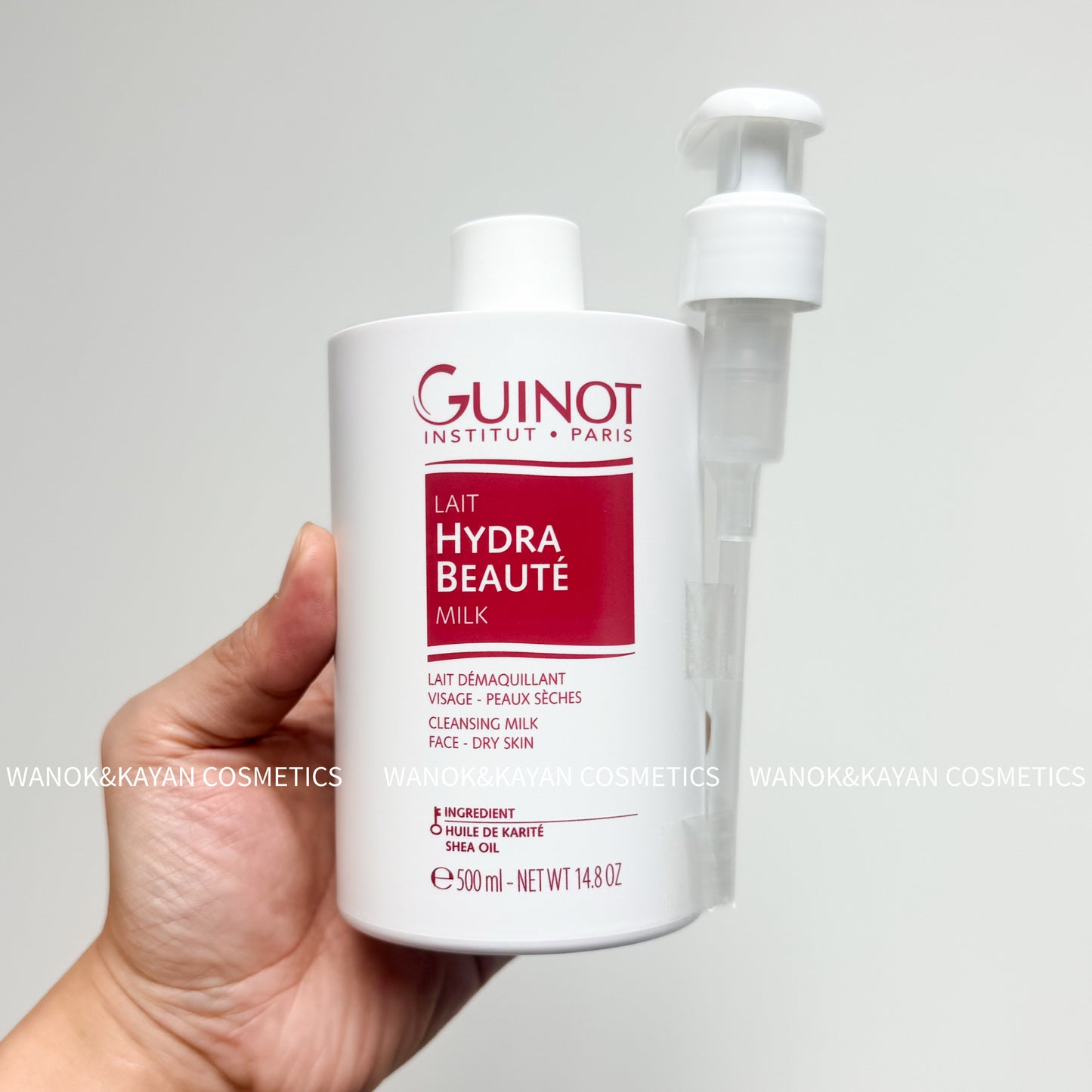 新版 包順豐 Guinot Hydra Beaute Cleansing Milk 滋潤潔面乳 500ml
