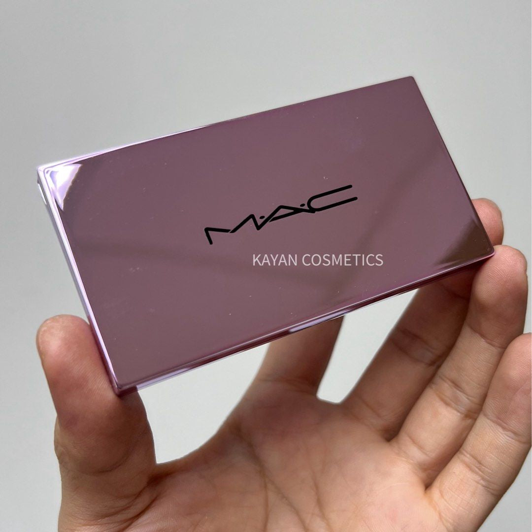 包順豐 MAC 魅可 紫白餅雙色定妝控油蜜粉餅 去黃提亮便攜柔焦 PRO SET + BLUR。98765