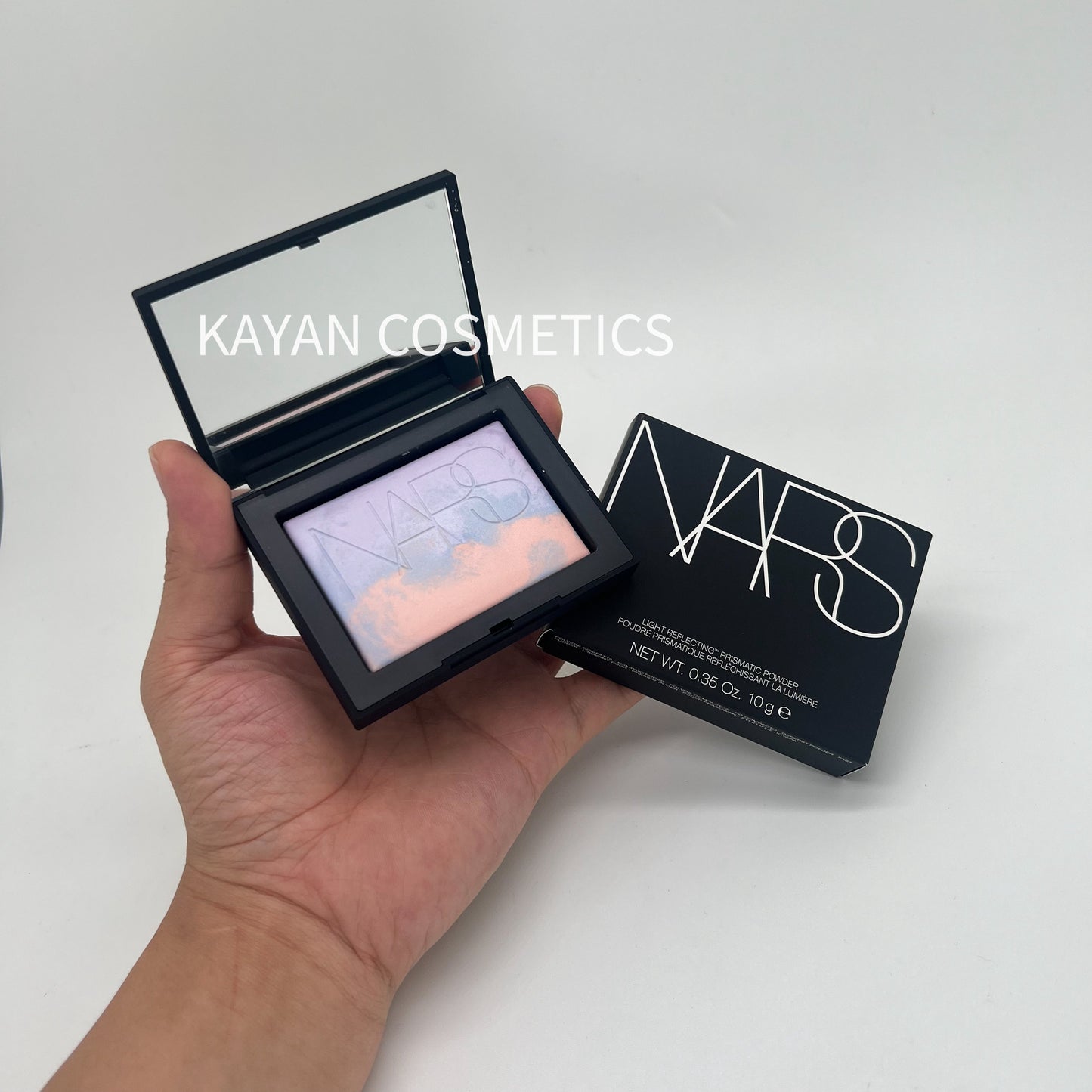 包順豐 NARS 納斯 新版大白餅 限量紫色星雲粉餅 彩色蜜粉餅10g  LIGHT REFLECTING PRISMATIC POWDER