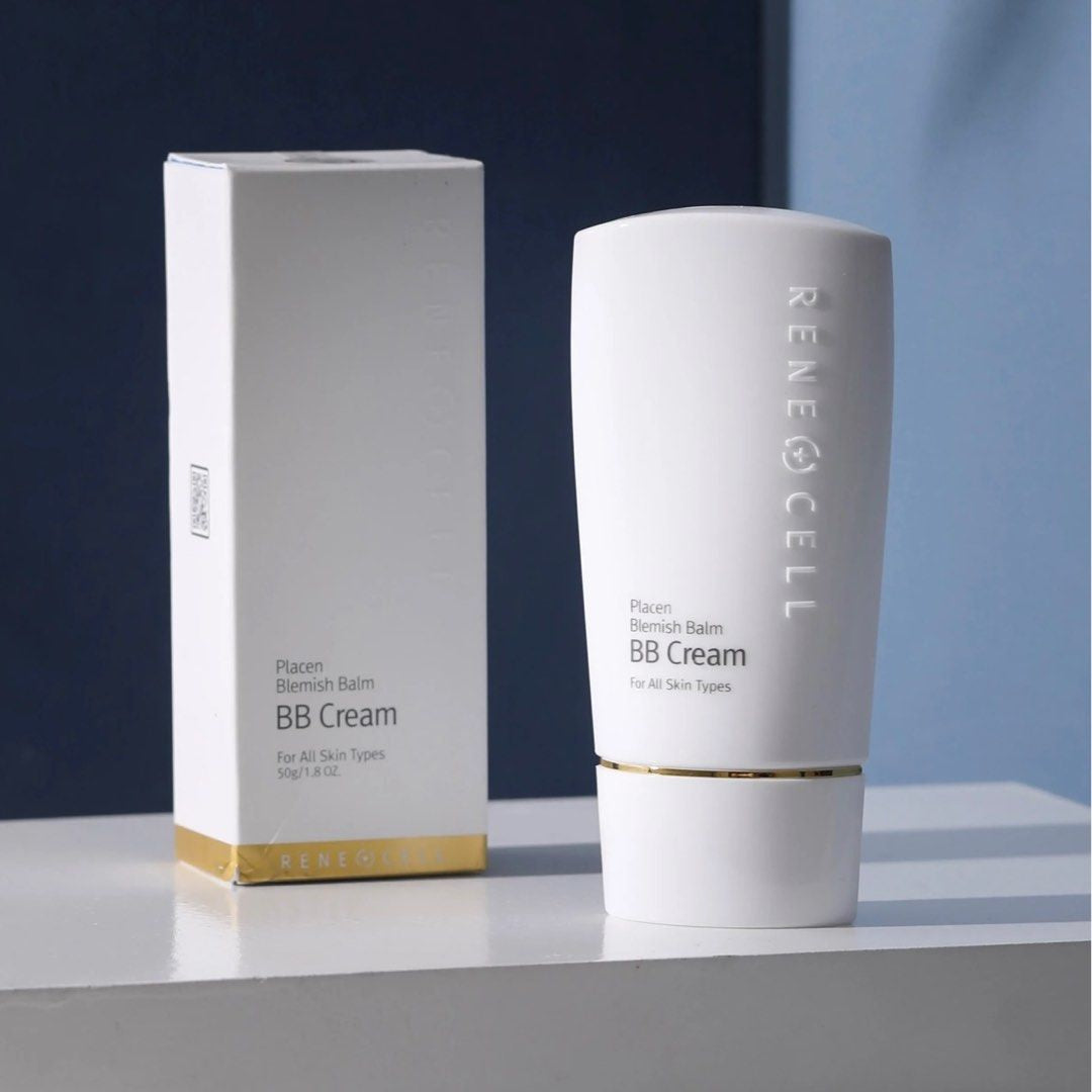包順豐 韓國 Renecell 潤妮秀 BB霜護膚隔離霜bb霜皙白乳液50ml Placen Blemish Balm BB Cream Rene Cell。Rene-Cell。ReneCell。Rene-Cell。Rene+Cell
