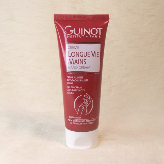 包順豐 法國 維健美 GUINOT 細胞養生手霜 75ml 防乾裂滋潤補水保濕淡化斑點嫩膚 CREME LONGUE VIE MAINS HAND CREAM