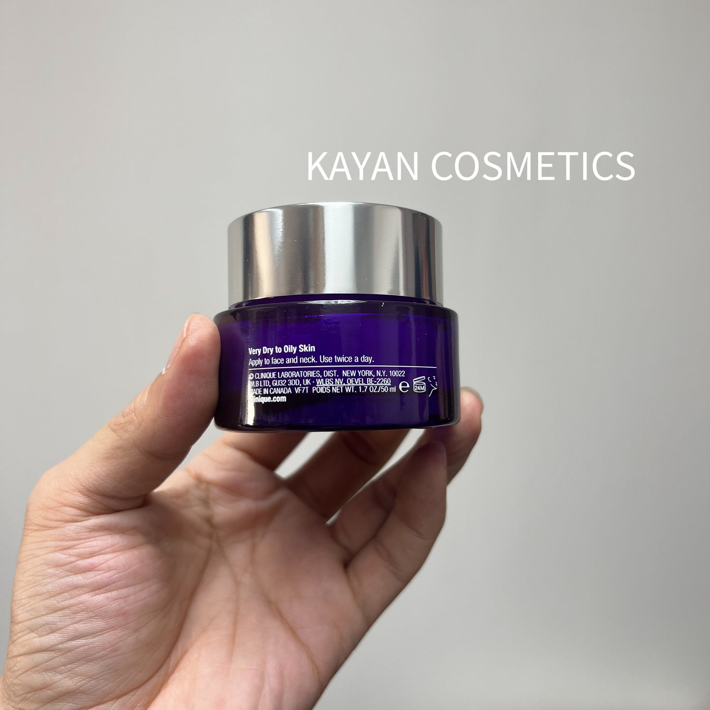 包順豐 CLINIQUE 紫光「彈力帶」面頸霜50ml smart lifting face + neck cream