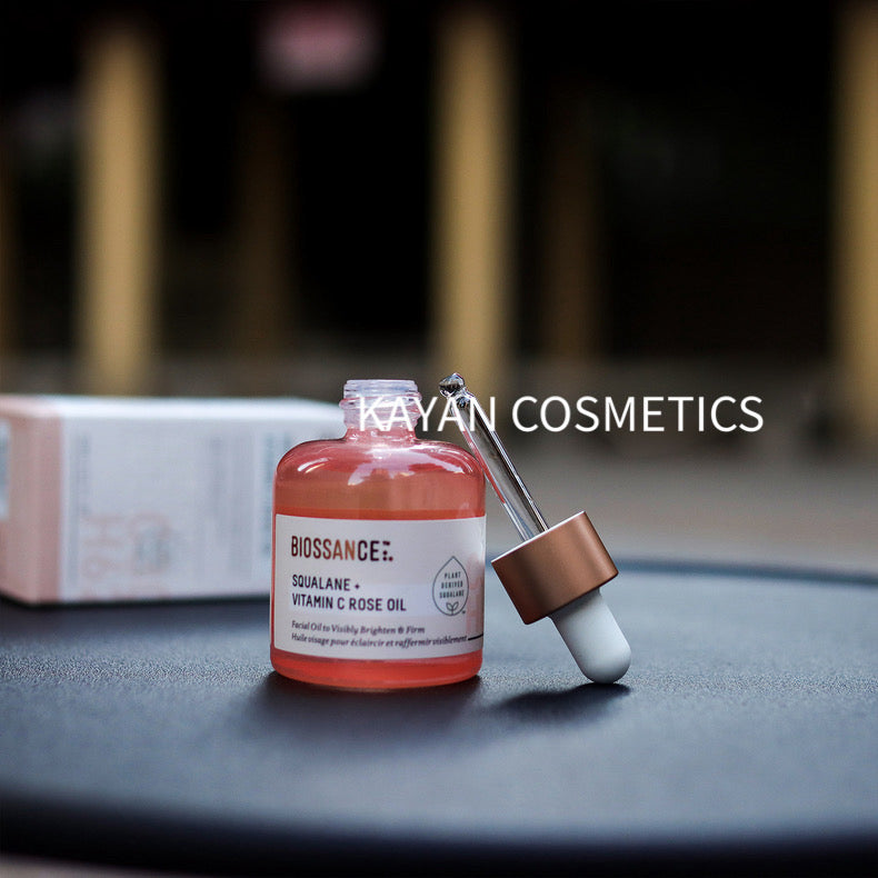 包順豐 美國 biossance 玫瑰油vc角鯊烷保濕滋潤抗氧化精華油30ml BIOSSANCE Squalane + Vitamin C Rose Oil