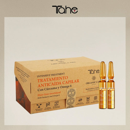 包順豐 Tahe 姜黃固髮生髮營養液安瓶5ml*15髮際線固髮液 INTENSIVE TREATMENT TRATAMIENTO ANTICAÍDA CAPILAR Con Cúrcuma y Omega 6 Hair-loss treatment