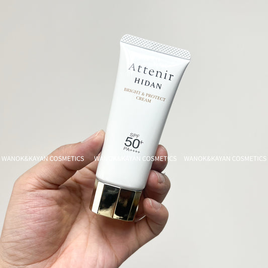包順豐 日本 ATTENIR 艾天然 防曬霜 防紫外線 抗藍光 40g Attenir HIDAN BRIGHT & PROTECT CREAM  新版日本attenir艾天然防曬隔離霜40g