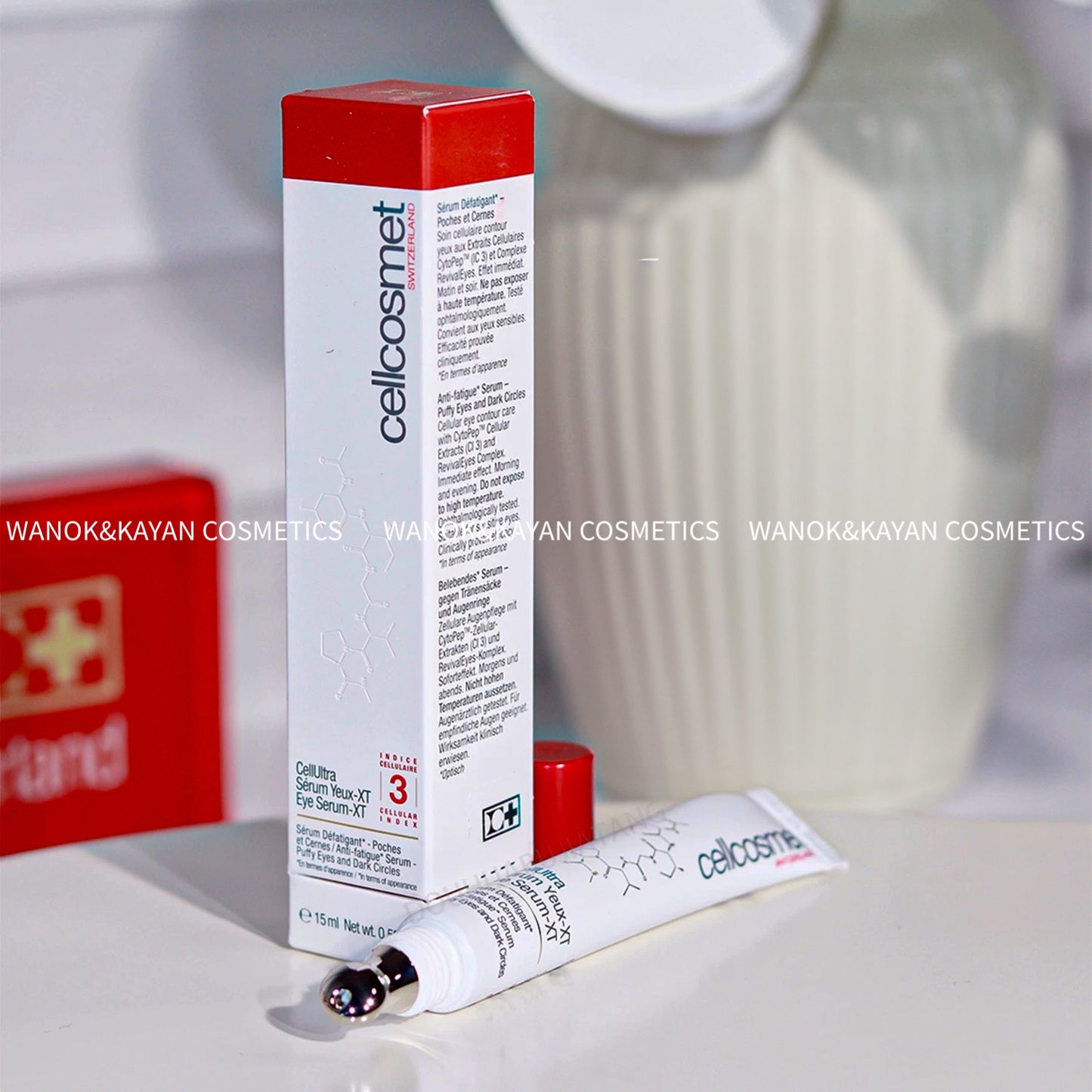 包順豐 新版 Cellcosmet 瑞士 瑞妍 眼部煥活精華15ml活力重建眼精華 CellUltra Sérum Yeux-XT Eye Serum-XT