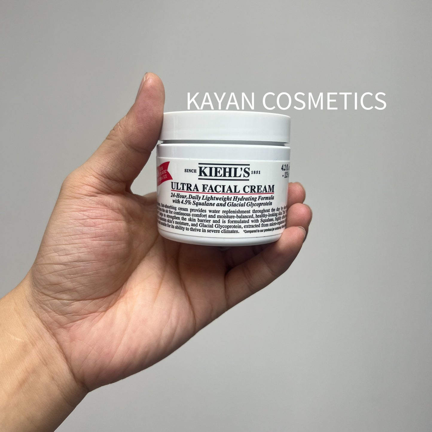 包順豐 kiehls 科顏氏 高保濕面霜125ml角鯊烷滋潤保濕補水不油膩修護 Kiehls ULTRA FACIAL CREAM