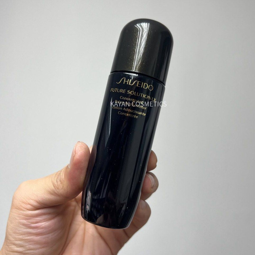 新版 75ml 包順豐 Shiseido 資生堂 時光時空琉璃二合一水乳御藏集效柔膚水 精華水FUTURE SOLUTION LX Concentrated Balancing Softener Lotion Adoucissante Concentrée SkingenecellEnmei