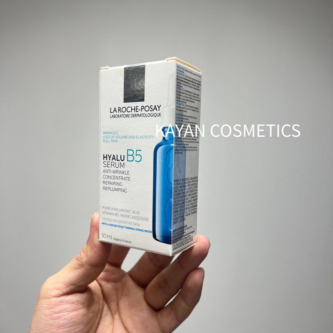 新版 包順豐 La Roche-Posay 理膚泉 HYALU B5抗皺緊緻精華 30ml 玻尿酸B5精華液30ml 高保濕舒緩敏感肌玻修復小藍瓶。Laroche Posay  La roche-Posay。Laroche-Posay。理膚泉。HYALU B5 SERUM