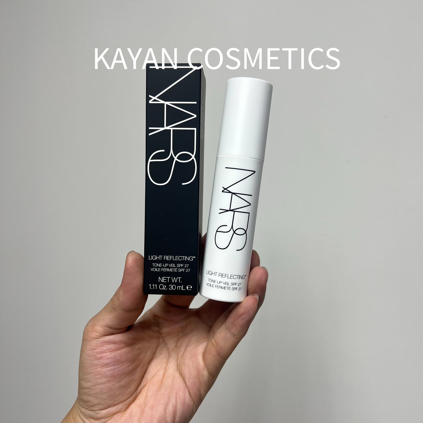包順豐 NARS 納斯 NARS Light Reflecting 原生光提亮妝前乳 SPF27/PA++ 30ml light reflecting白瓶隔離妝前乳30ml