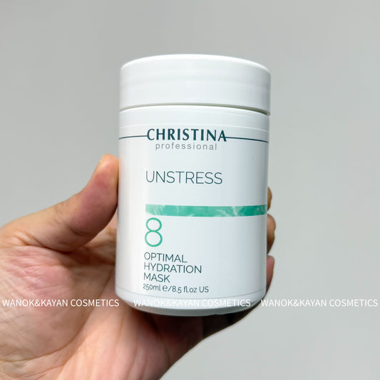 新版 日期2028 包順豐 以色列 Christina 科蘊蘭 乳酸菌修復補濕面膜 面膜乳酸菌8號面膜補水保濕舒緩修護改善肌膚 。UNSTRESS 8 OPTIMAL HYDRATION MASK 。