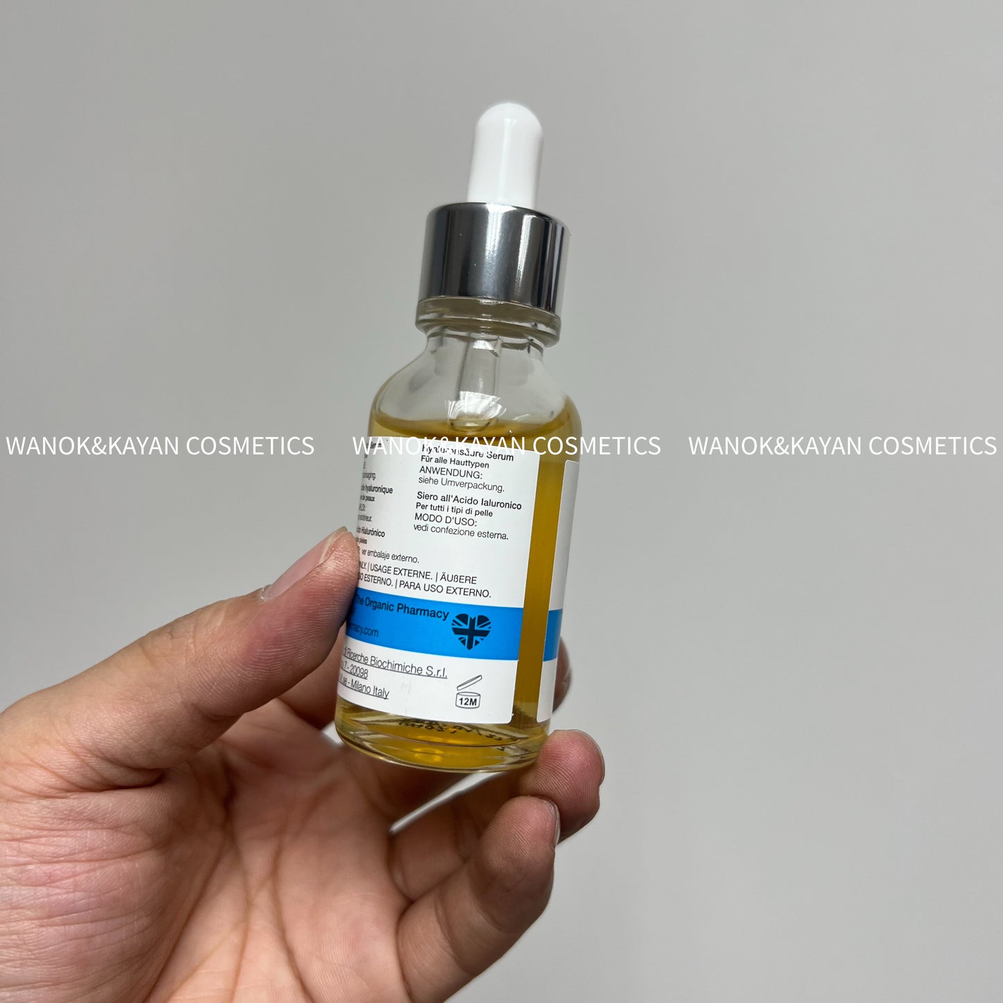 包順豐 英國 The Organic Pharmacy 玻尿酸豐潤精華 30ml 保濕補水  Hyaluronic Acid Serum Plump and Hydrate Smooth Fine Lines and Wrinkles