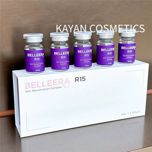 包順豐 韓國 BELLEERA R15貴婦提亮K老抗氧化收毛孔微針導入水光精華安瓶 BELLEERA Skin Rejuvenation Complex R15 3ml x5