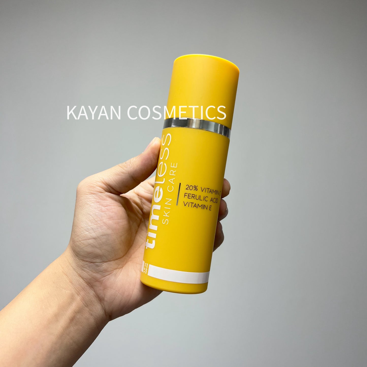 120ml 新版20% 包順豐 美國Timeless 20%VC 去淡化痘印CEF抗氧化阿魏酸精華液30ml 20% VITAMN C FERULIC ACID VITAMIN E C20複合煥白精華 VC 20%CEF精華液30ml 20% Vitamin C SERUM + Vitamin E + Ferulic Acid