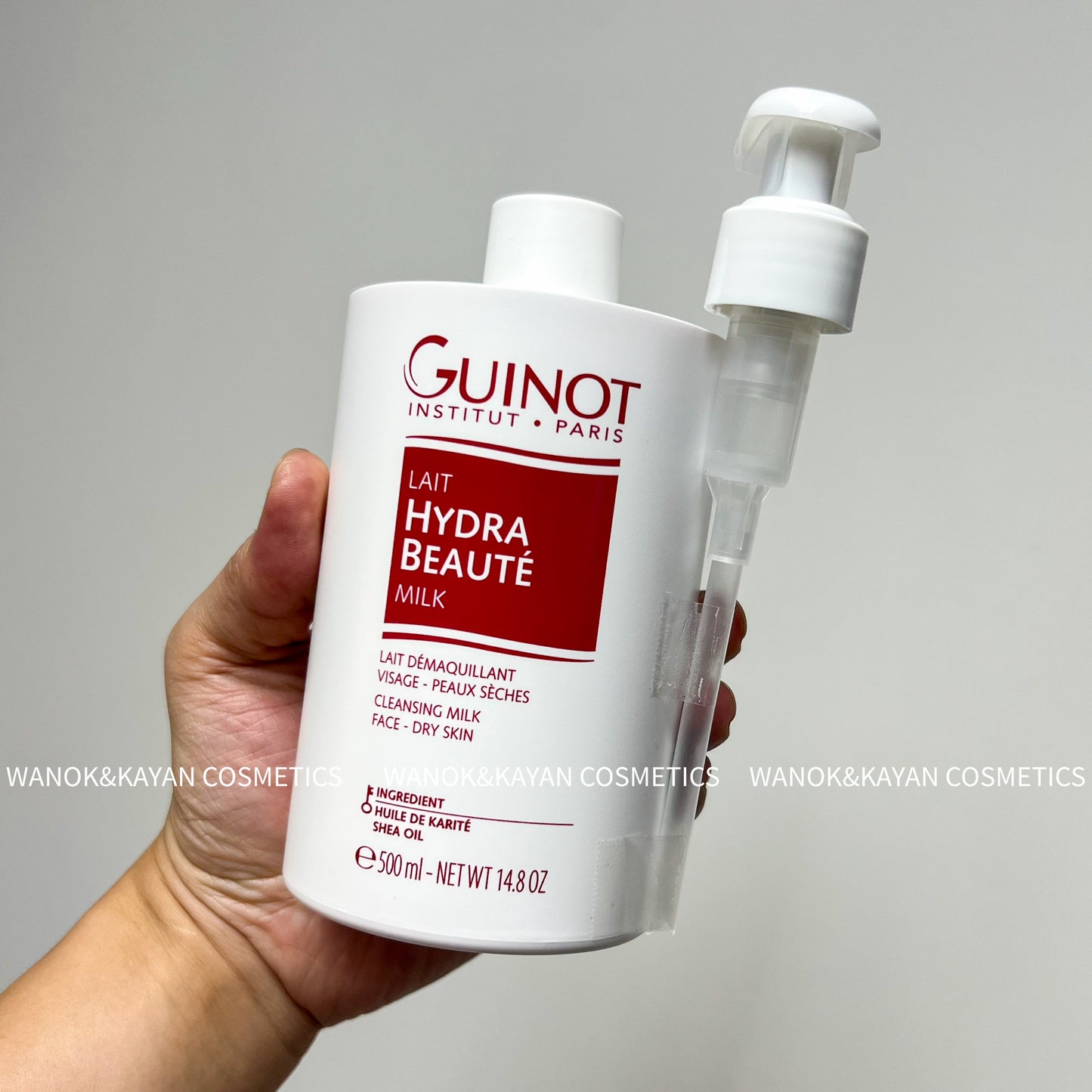 新版 包順豐 Guinot Hydra Beaute Cleansing Milk 滋潤潔面乳 500ml
