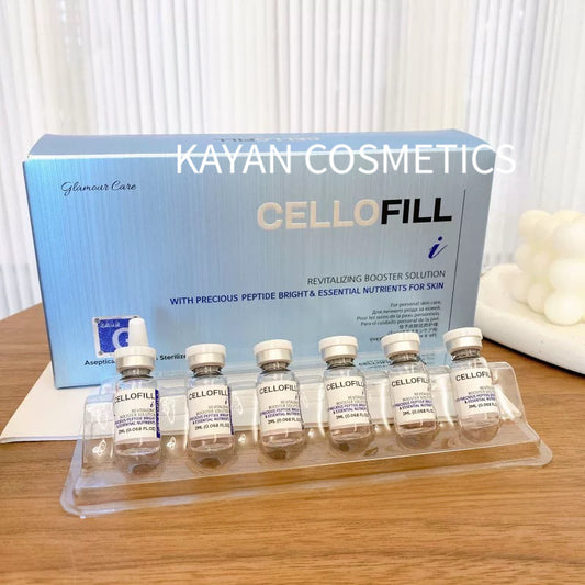 包順豐 韓國 cellofill 眼周肽水光微針歐賽斯RRS眼周改善細紋黑眼圈 REVITALIZING BOOSTER SOLUTION WITH PRECIOUS PEPTIDE BRIGHT& ESSENTIAL FACTORS FOR SKIN 2 ml x 6 vials