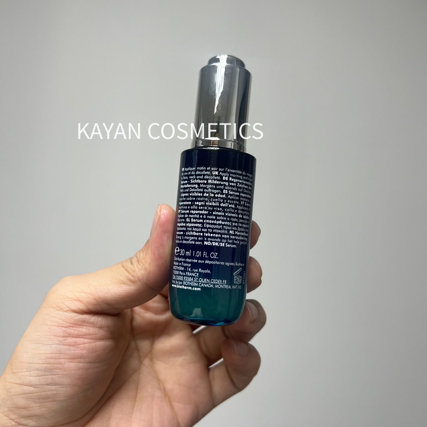 包順豐 BIOTHERM 碧兒泉 升級版藍鑽緊緻速效修復精華 BLUE THERAPY ACCELERATED 30ml
