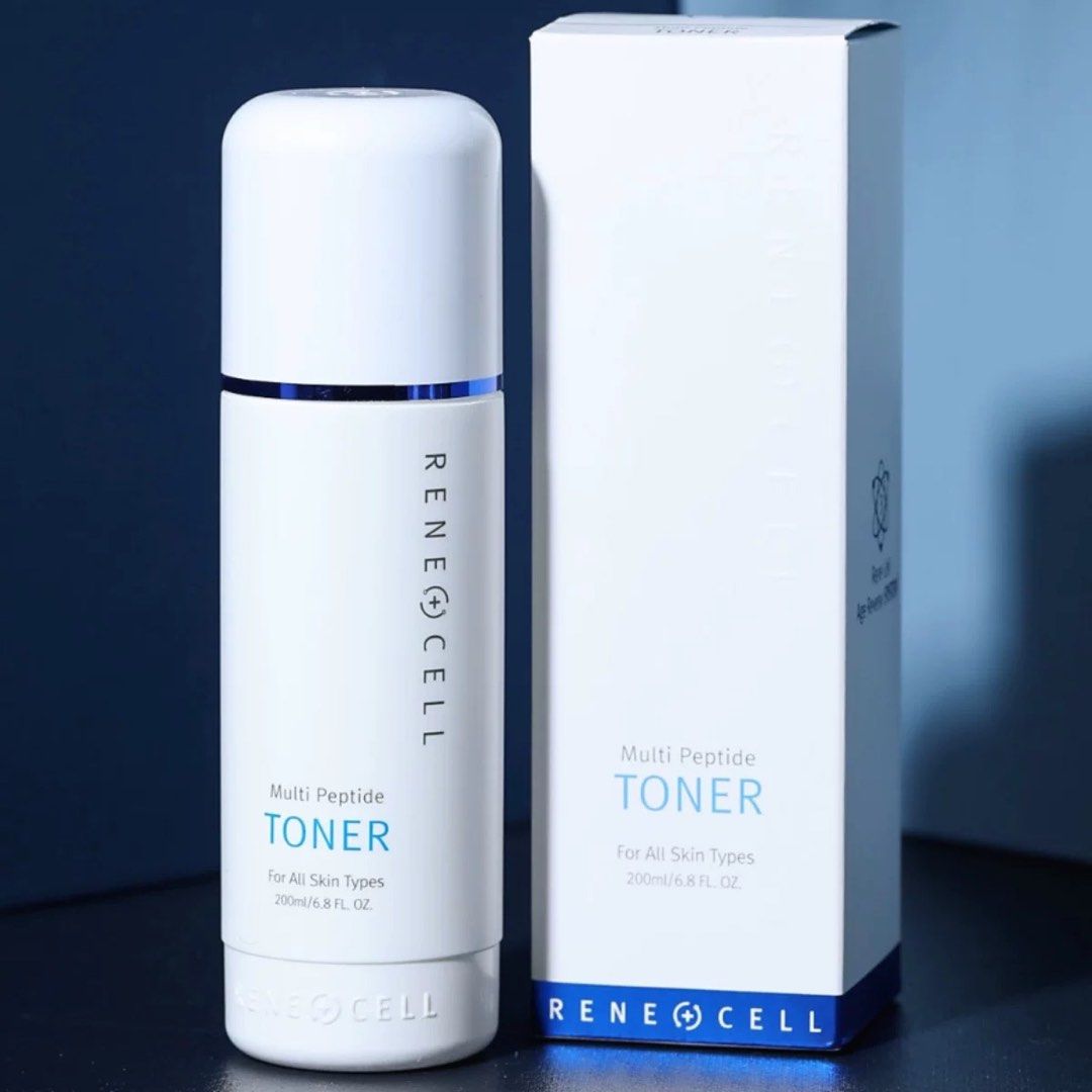 包順豐 韓國 Rene-cell Multi Peptide Toner 多肽水 爽膚水噴霧酵素化妝水 200ml。Rene Cell ReneCell Rene+Cell