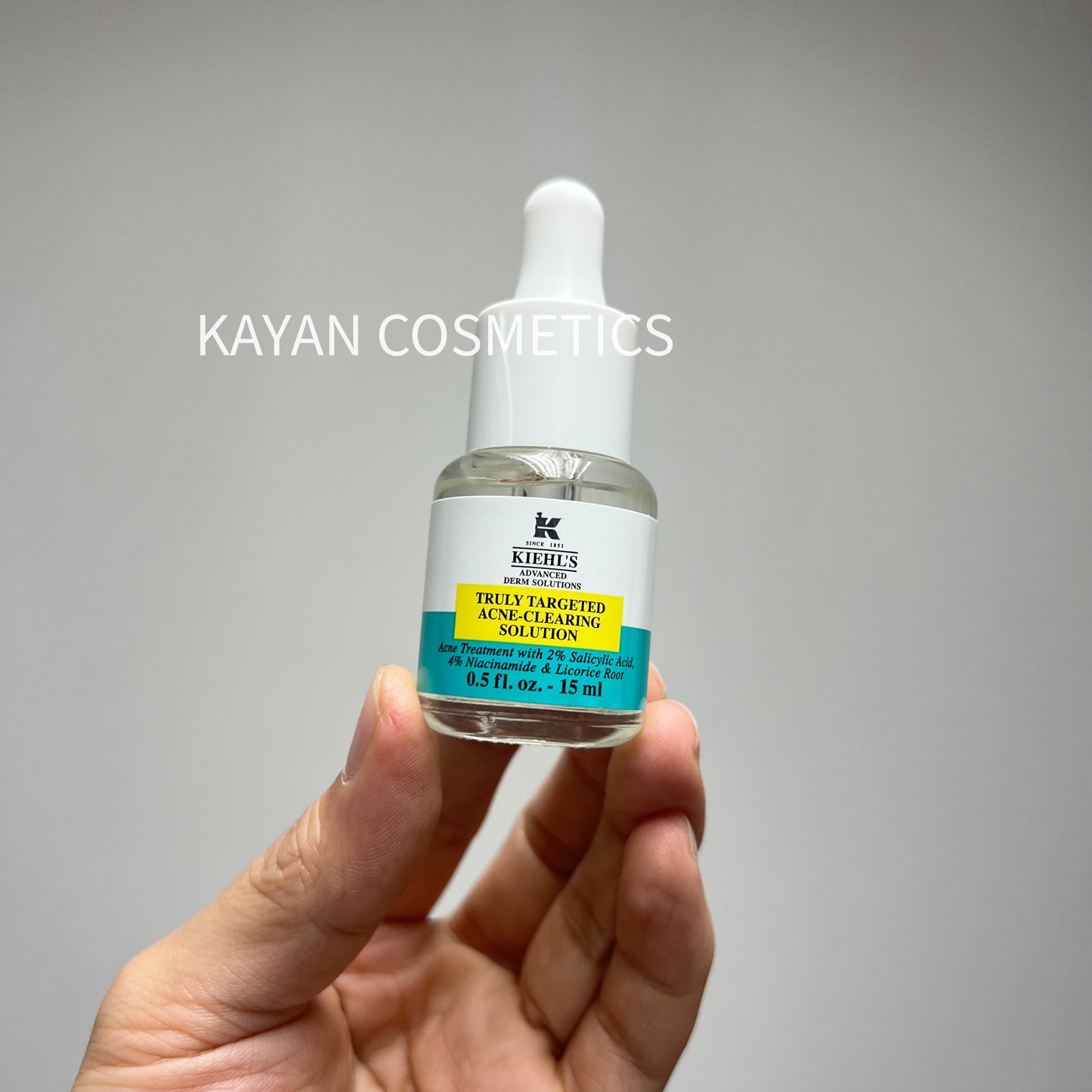新品 包順豐 Kiehl's 淨痘精華露液體痘痘隱形貼透明無色祛痘修護乳  TRULY TARGETED BLEMISH-CLEARING SOLUTION  Kiehls 科顏氏