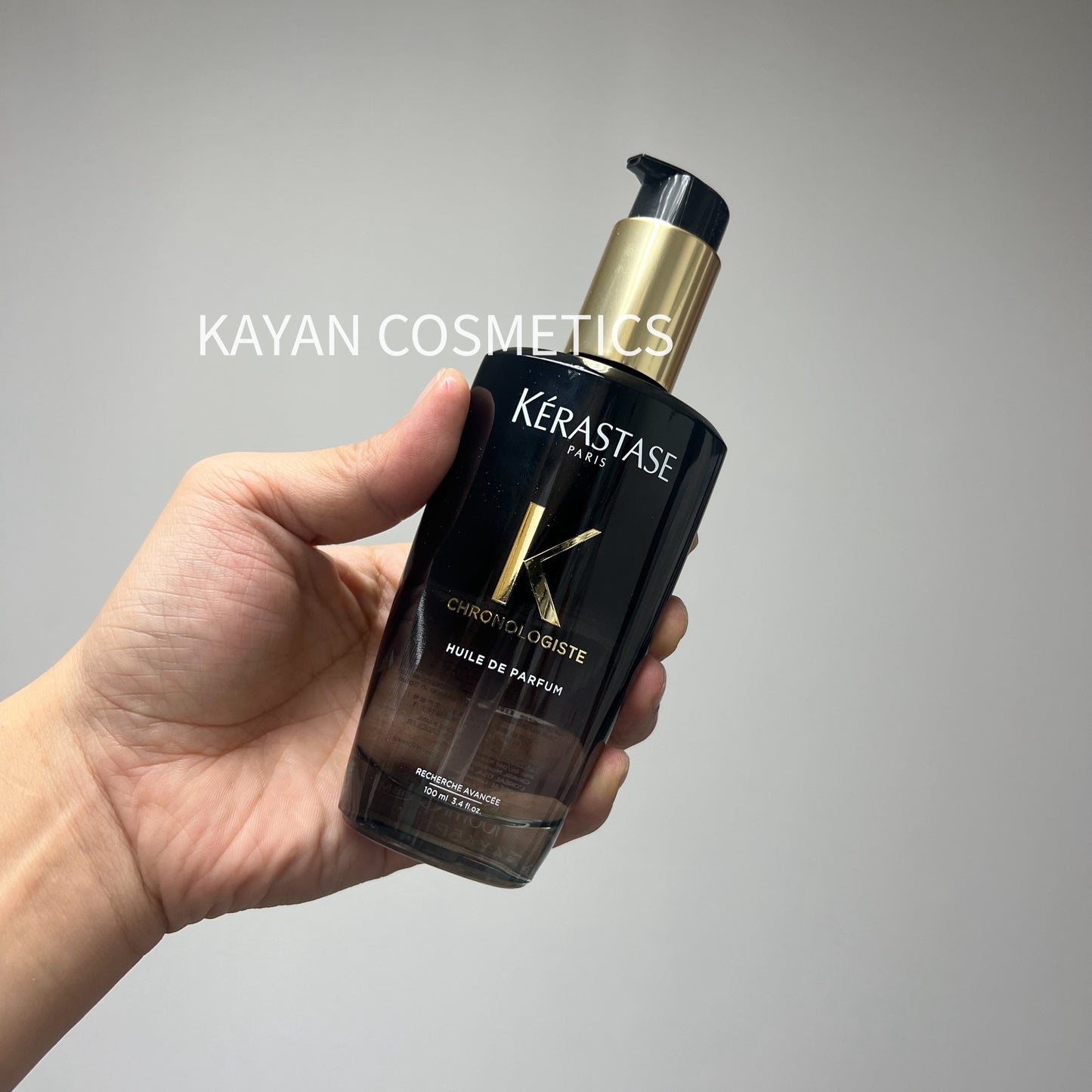 包順豐 KERASTASE 卡詩 逆時光至臻香氛修護精華 黑鑽精油魚子醬香氛護髮油 100ml KERASTASE  K GHRONOEOGISTE HUILE DE PARFUM