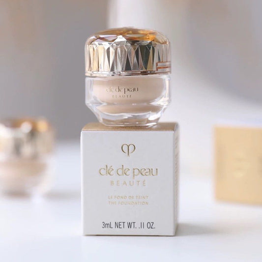 包順豐 日本 cle de peau Beaute CPB 肌膚之鑰 晶致潤耀粉霜粉底液晶鑽粉霜中樣3ml LE FOND DE TEINT THE FOUNDATION CPB / CBP  肌膚之鑰 cdp
