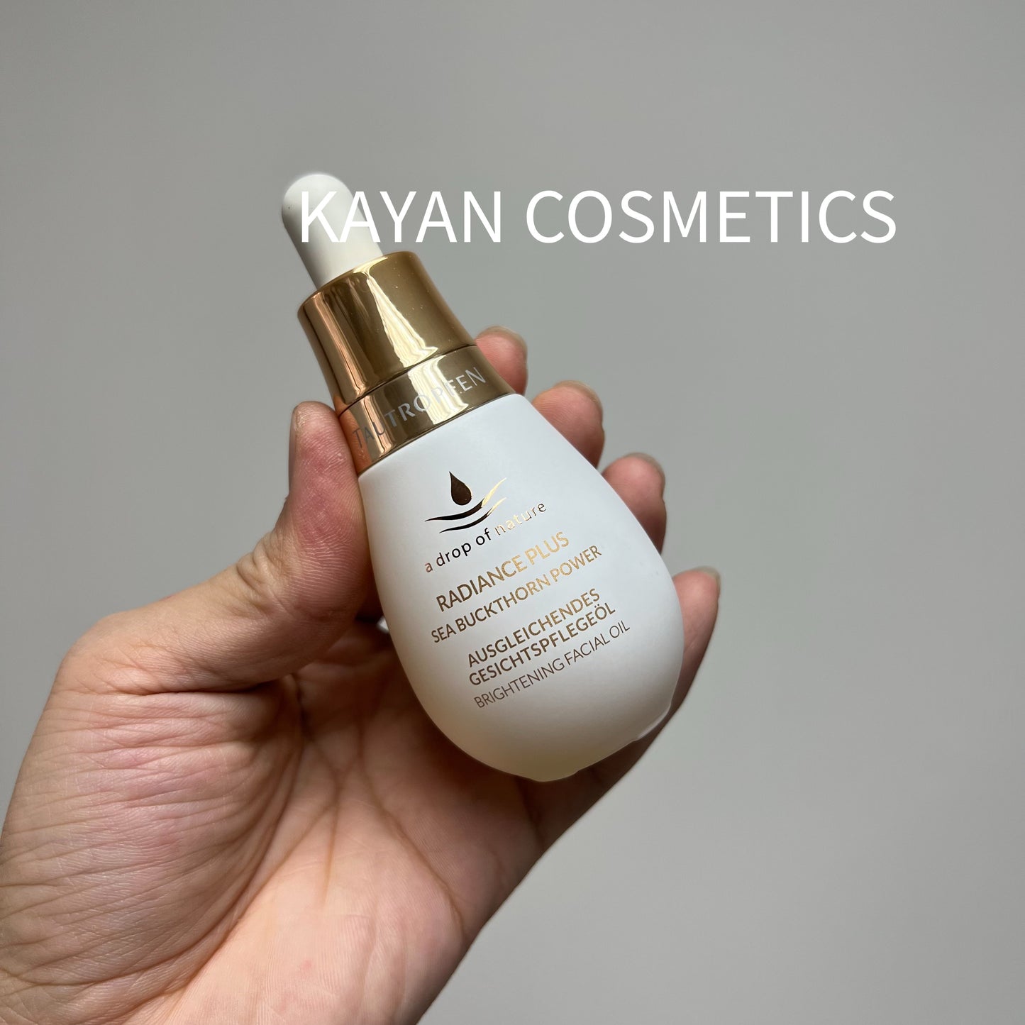 包順豐 德國 TAUTROPFEN 白燈泡 天露芬美白淡斑精華油35ml 面部護理油 RADIANCE PLUS  SEA BUCKTHORN POWER BRIGHTENING FACIAL OIL