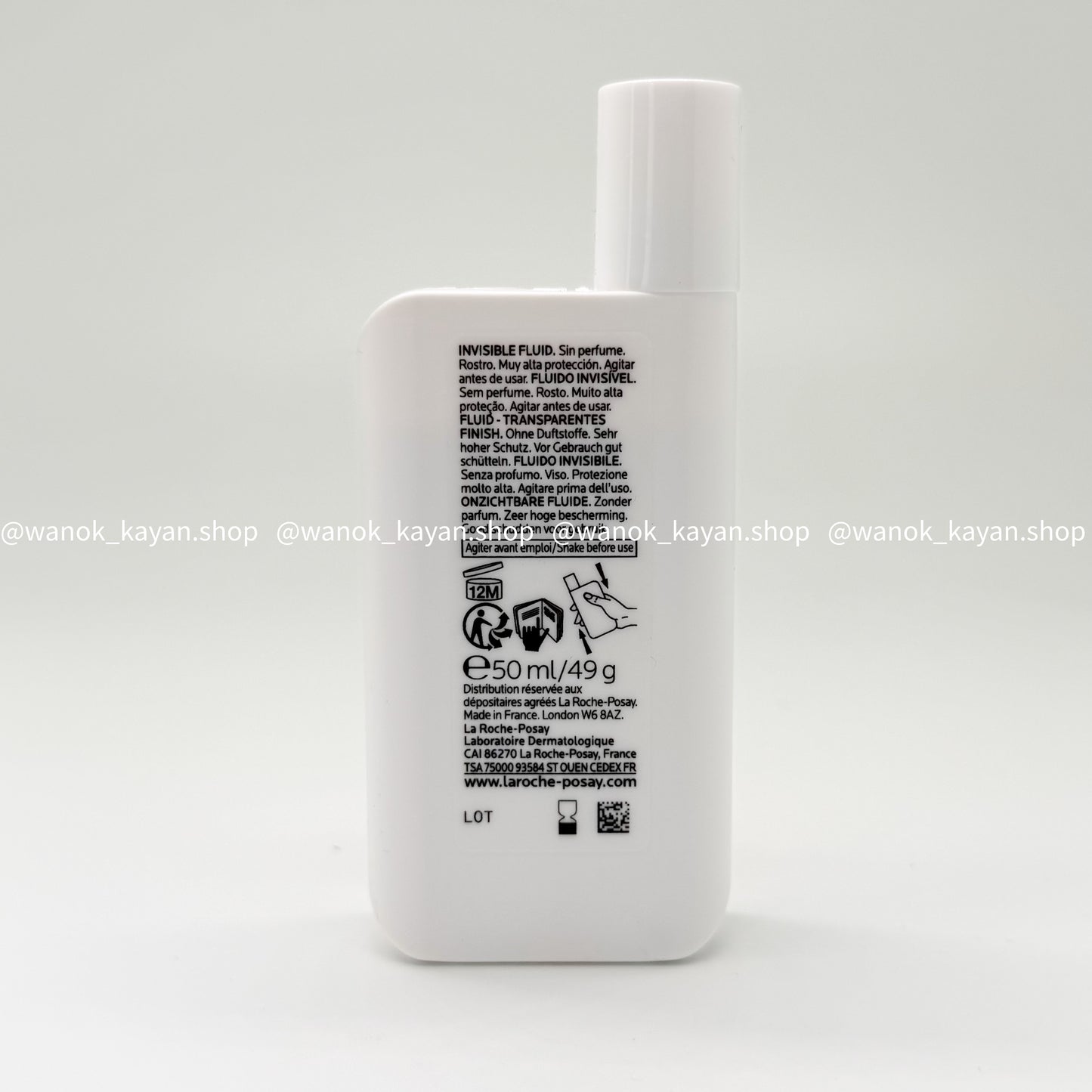 理膚泉 La Roche-Posay 安得利清爽極效夏卡防曬液 50ml Anthelios UVMune 400 Invisible Fluid SPF50+  La Roche Posay