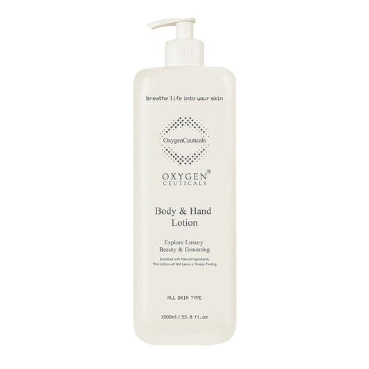 包順豐 OxygenCeuticals 氧麗可絲 山茶草本身體乳  Body & Hand Lotion 大容量 1000ml Oxygen Ceuticals