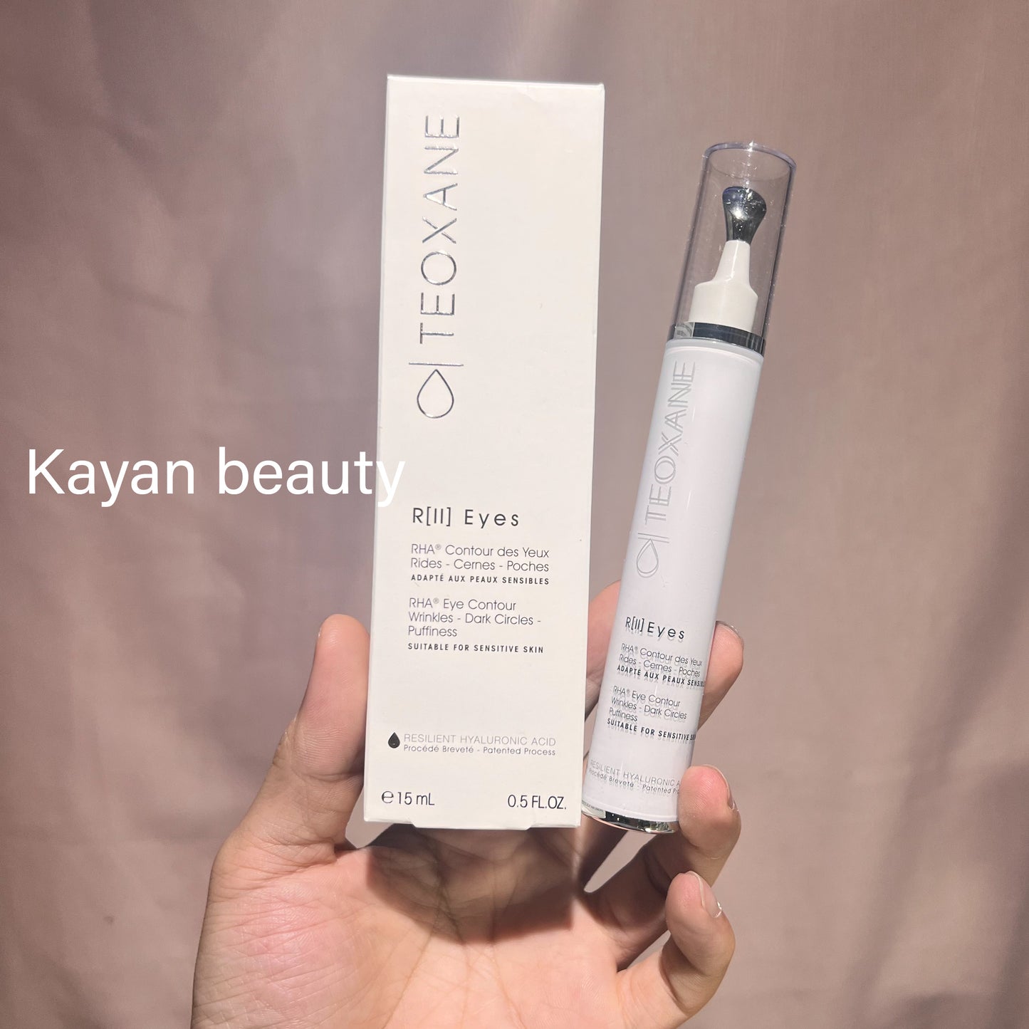 包順豐 原裝正貨 瑞士 teoxane R2 eye 第二代 凝時抗黑眼圈精華眼霜 15ml Teoxane R[II] EYES RHA ADVANCED EYE CONTOUR