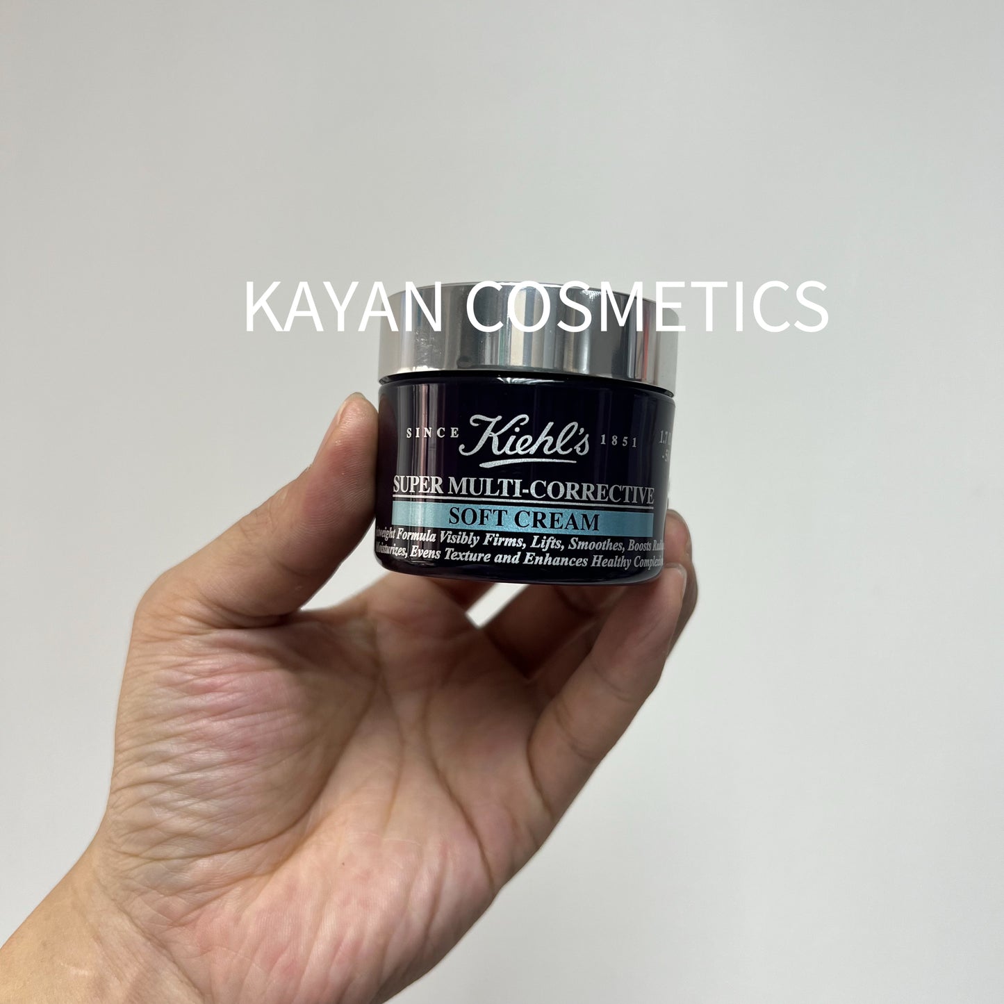 包順豐 科顏氏 Kiehl's 紫玻A面霜多重緊致修顏輕乳霜50ml  Kiehl s Kiehls SUPER MULTI-CORRECTIVE SOFT CREAM 極緻塑顏全效乳霜 輕盈版50ml