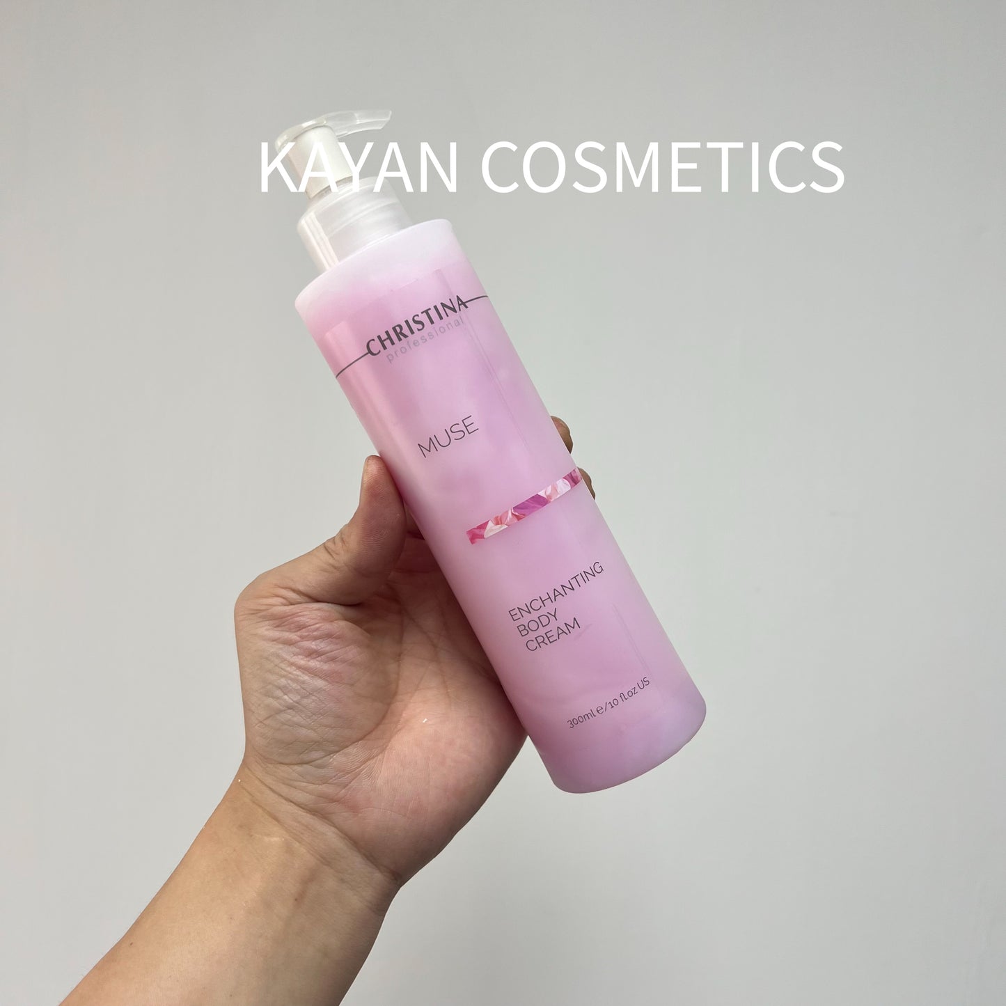 包順豐 以色列  christina 科蘊蘭 玫瑰身體乳300ml MUSE 玫瑰保濕香味身體乳 300ml MUSE ENCHANTING BODY CREAM