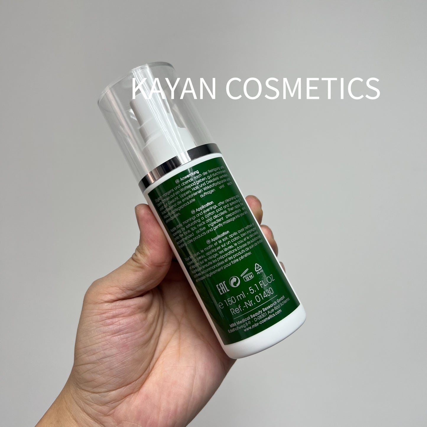 包順豐 MBR Medical Beauty Research 德國 MBR鑽石水精粹水復春精華水150ml Hydrating & Litting Toner