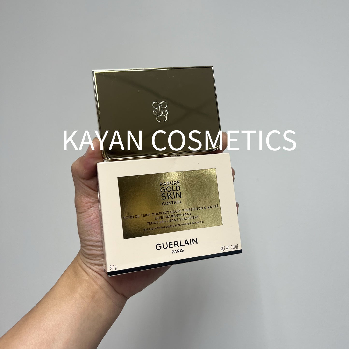 包順豐 Guerlain 嬌蘭 金鑽修顏粉餅 8.7g 金鑽修顏粉餅定妝控油 PARURE GOLD SKIN CONTROL