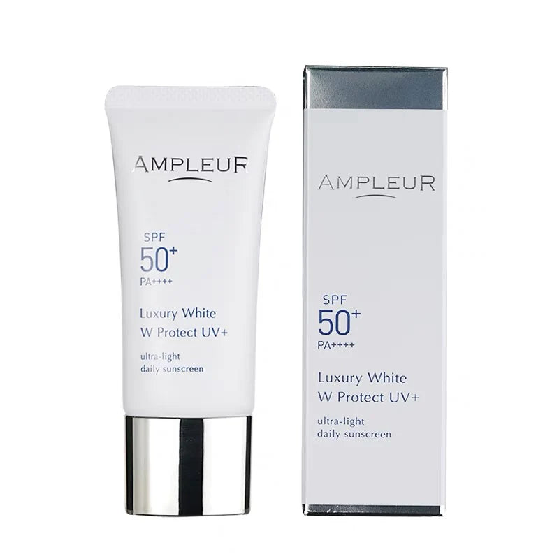 包順豐 日本 ampleur 經典版 煥白亮膚三效防曬乳 Luxury White W Protect UV+ SPF50+/PA++++ AMPLEUR防曬