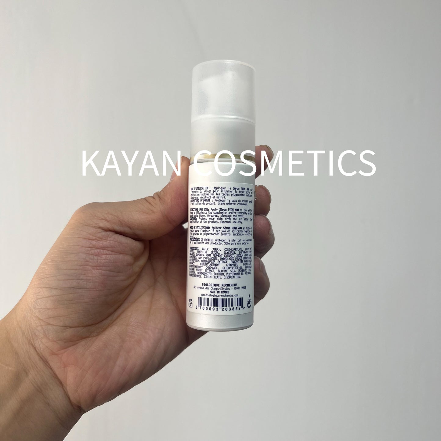 包順豐 原液之謎 法國 BR Biologique Recherche SERUM PIGM 400亮膚煥顏精華30ml 100ml 美白淡斑抗老化 SERUM PIGM 400 美白·光澤·抗斑精華液 30ml