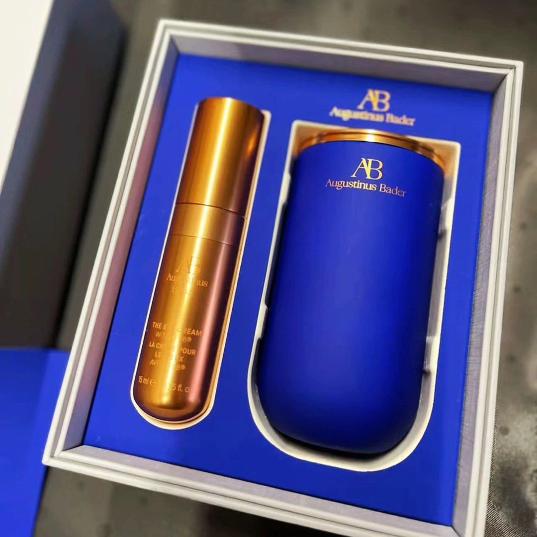 巨折包順豐 Augustinus Bader 藍金眼霜 金箍棒全套帶底座 THE EYE CREAM 15ml