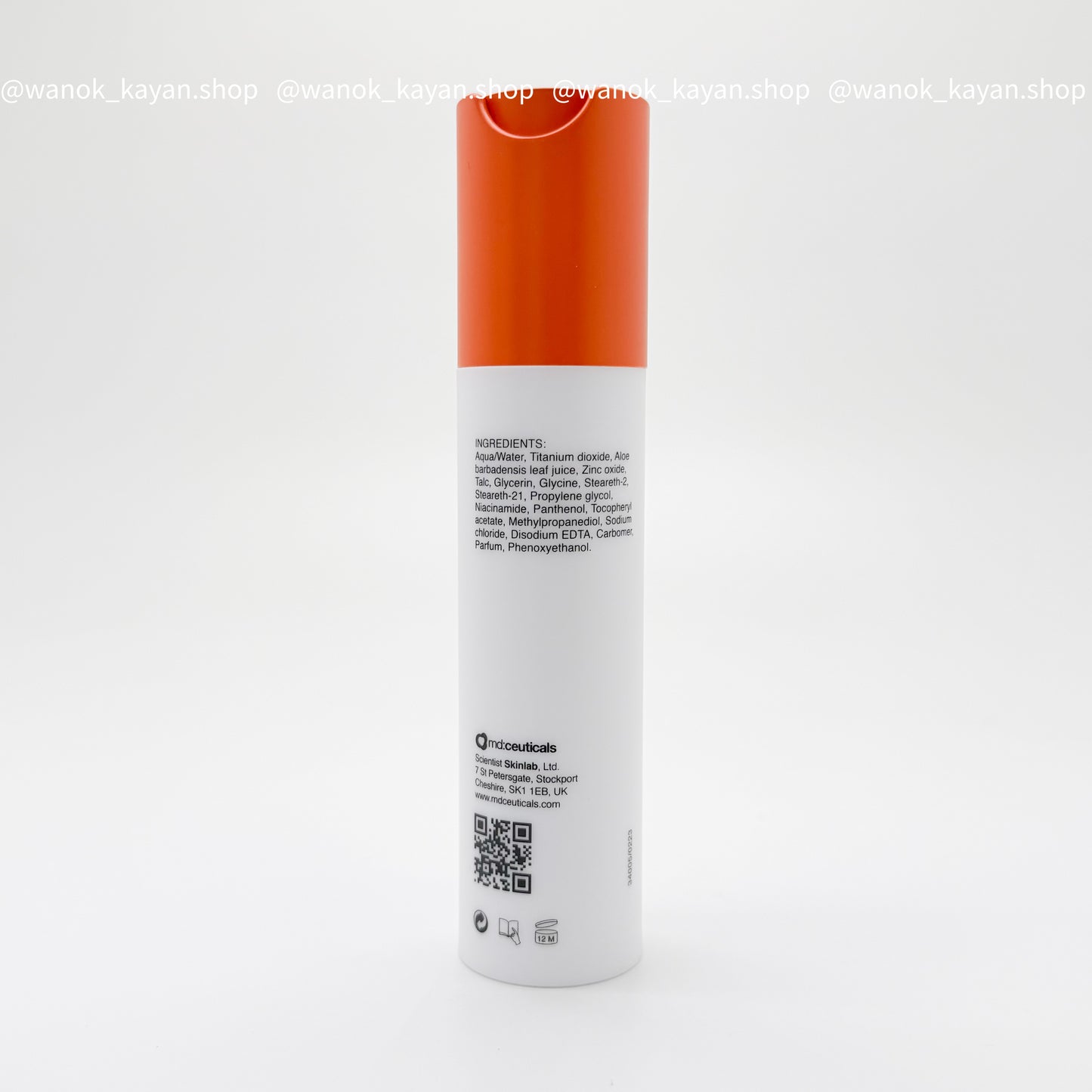 10/29日期 英國 md:ceuticals 3D純物理防曬霜SPF50+50ml mdceuticals md:ceuticals 全物理抗氧防曬霜 3D Moisturizing Sunscreen Protection SPF50+ md ceuticals