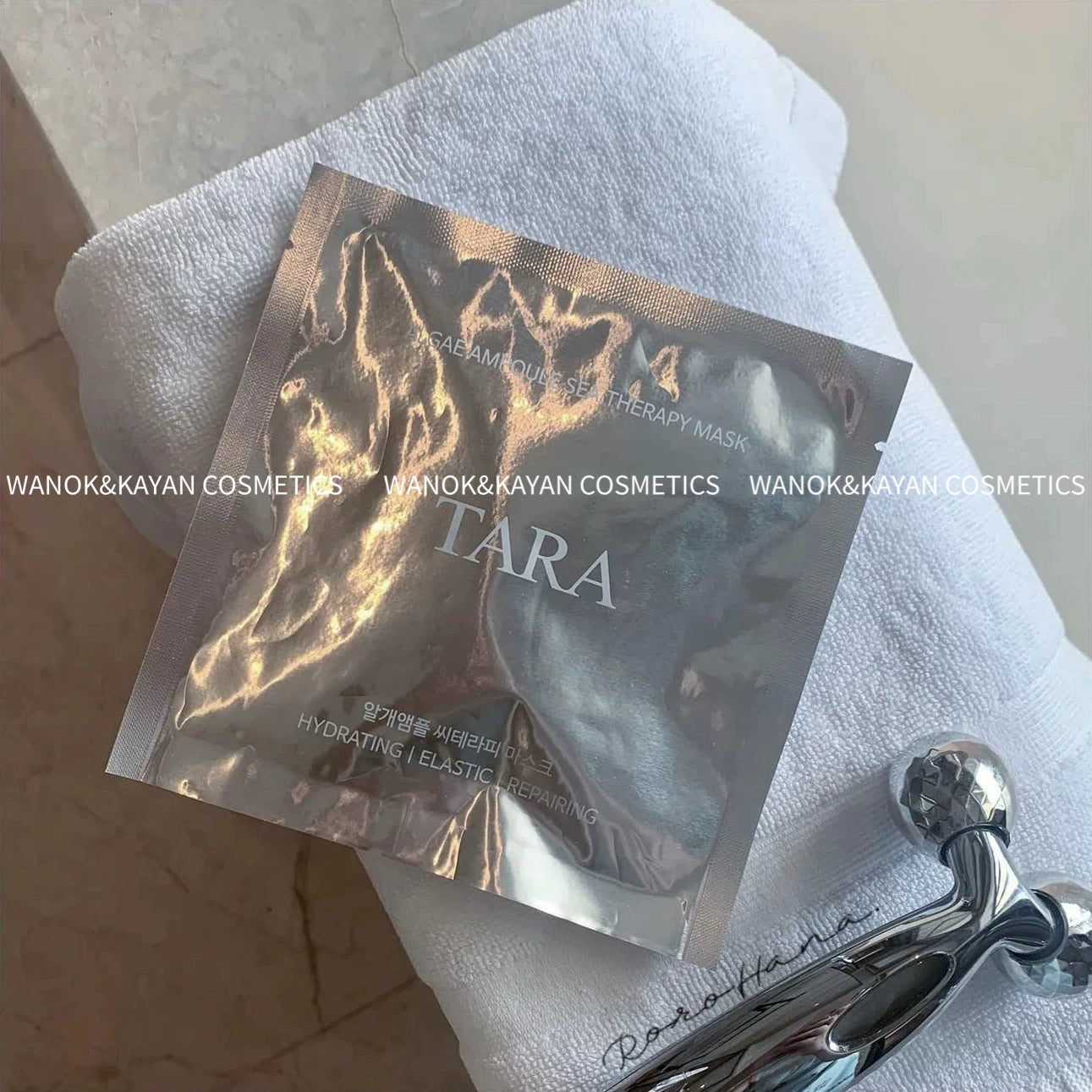 包順豐 韓國 TARA 水光針海藻面膜 抗氧化補水提亮暗沉美白 ALGAE AMPOULE SEA THERAPY MASK HYDRATING I ELASTIC I REPAIRING  1盒5片
