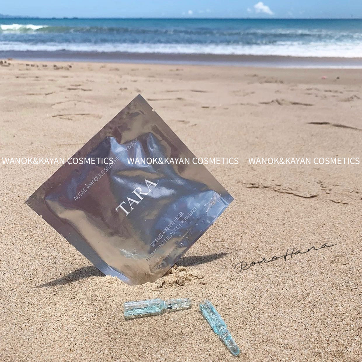 包順豐 韓國 TARA 水光針海藻面膜 抗氧化補水提亮暗沉美白 ALGAE AMPOULE SEA THERAPY MASK HYDRATING I ELASTIC I REPAIRING  1盒5片