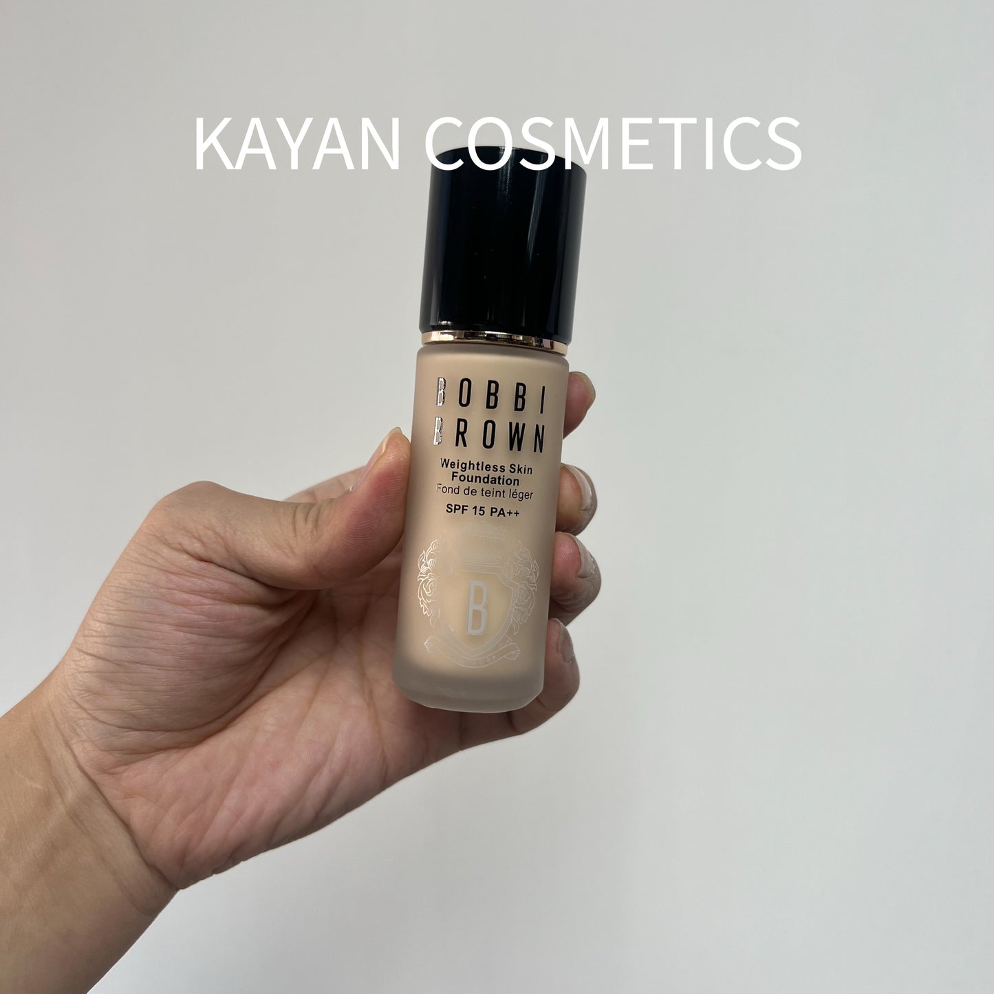 包順豐 新版 Bobbi Brown 芭比布朗波朗 全新黑磁瓶清透持妝啞光粉底液2.0 Weightless Skin Foundation Fond de teint léger
