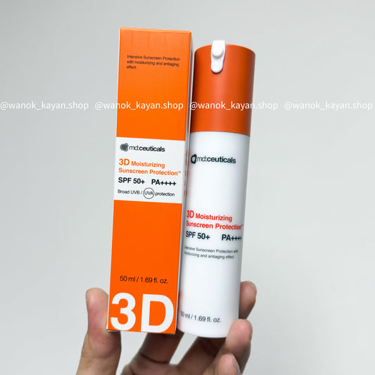 10/29日期英國 md:ceuticals 3D純物理防曬霜 SPF50+50ml   mdceuticals 全物理抗氧防曬霜 3D Moisturizing Sunscreen Protection SPF50+ md ceuticals