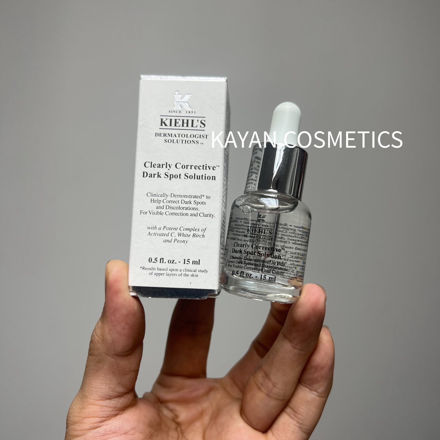 包順豐 Kiehl's Kiehls 科顏氏 Clearly Corrective Dark Spot Solution美白淡斑精華 集煥白均衡亮膚淡斑精華15ml 美白淡印
